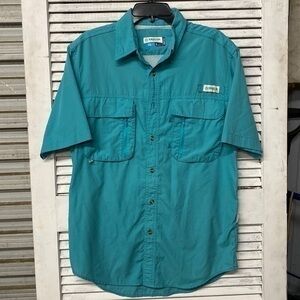 Magellan Fish Gear Shirt size Small Teal